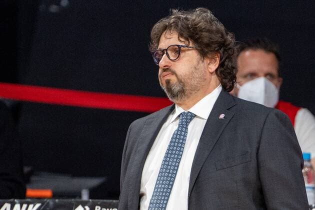 Head Coach Andrea Trinchieri FC Bayern , FC Bayern Basketball vs MHP Riesen Ludwigsburg BBL Playoffs, Semi Final, 02 06 2021 Muenchen Bayern Germany Copyright: xkolbert-press UlrichxGamelx