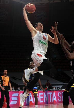 02 06 2021, BBL, FC Bayern Basket vs Ludwigsburg, Audi Dome, Munich , in picture Paul Zipser FCB Basketball