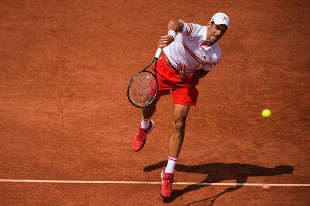 Novak Djokovic ( Serbie ) - TENNIS : Roland Garros 2021 - Internationaux de France - 03 06 2021 FedericoPestellini Panoramic 