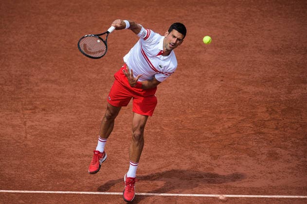 Novak Djokovic ( Serbie ) - TENNIS : Roland Garros 2021 - Internationaux de France - 03 06 2021 FedericoPestellini Panoramic 