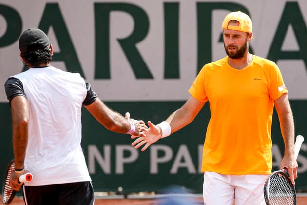 TENNIS - French Open 2021 PARIS,FRANCE,03.June.21 - TENNIS - ATP, Tennis Herren World Tour, French Open, Roland Garros, Grand Slam. Image shows Oliver Marach (AUT).  GEPAxpictures xPatrickxSteiner