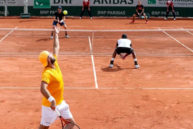 TENNIS - French Open 2021 PARIS,FRANCE,03.June.21 - TENNIS - ATP, Tennis Herren World Tour, French Open, Roland Garros, Grand Slam. Image shows Oliver Marach (AUT).  GEPAxpictures xPatrickxSteiner