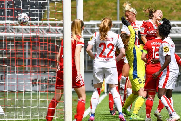 v li Sharon Beck Köln, 10, 4 v li scores the goal to 2 0, hit, goal, action, game scene, 03 06 2021, Köln Deutschland , Fussball, 2 Frauen Bundesliga Süd, 1 FC Köln 1 FFC Niederkirchen, DFB DFL REGULATIONS PROHIBIT ANY USE OF PHOTOGRAPHS AS IMAGE SEQUENCES AND OR QUASI VIDEO xmhx
