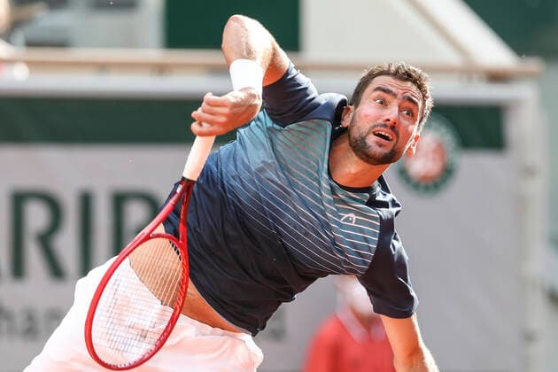 TENNIS - French Open 2021 PARIS,FRANCE,03.June.21 - TENNIS - ATP, Tennis Herren World Tour, French Open, Roland Garros, Grand Slam. Image shows Marin Cilic (CRO).  GEPAxpictures xPatrickxSteiner