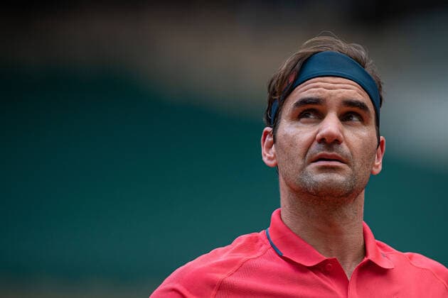 Roger FEDERER of Switzerland gestures against Marin CILIC of Croatia on the second round of the French Open tennis tournament at Roland Garros in Paris, France, 3 June 2021. Roland Garros 2021 will run from 30 May to 13 June 2021.  Copyright: xAurelienxMorissardx
