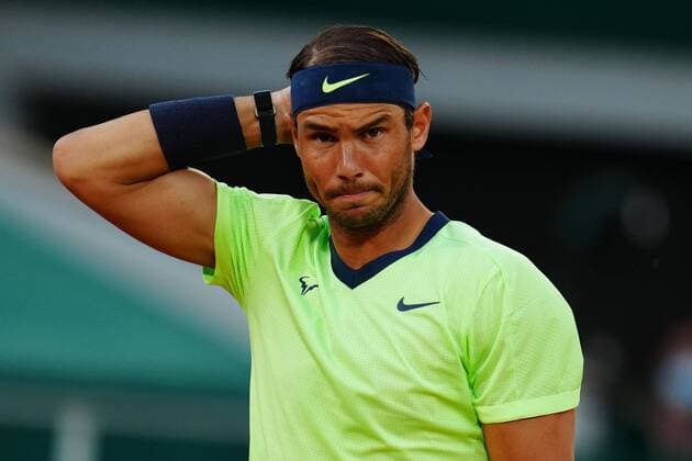 Mandatory Credit: Photo by Javier Garcia BPI Shutterstock (12010909ke) Rafael Nadal during the second round French Open Tennis, Day Five, Roland Garros, Paris, France - 03 Jun 2021 French Open Tennis, Day Five, Roland Garros, Paris, France - 03 Jun 2021  Copyright: xJavierxGarcia BPI Shutterstockx 12010909ke