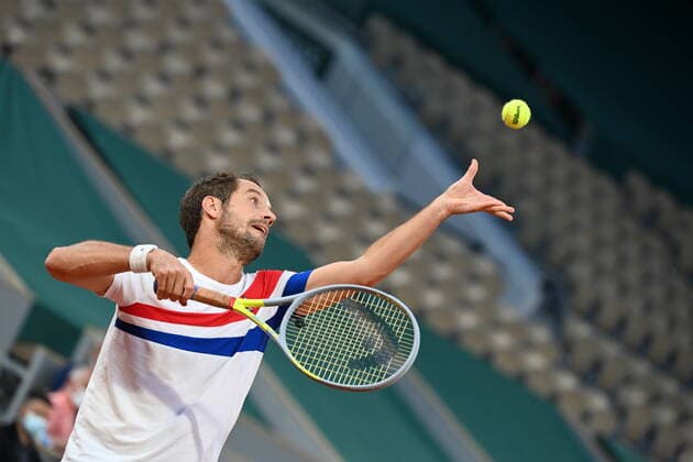 Tennis : Roland Garros 2021 - France - Richard Gasquet - France Tennis : Roland Garros 2021 - France - 03 06 2021 chryslenecaillaud Panoramic 