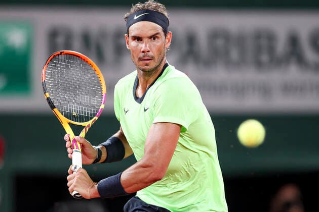 TENNIS - French Open 2021 PARIS,FRANCE,03.June.21 - TENNIS - ATP, Tennis Herren World Tour, French Open, Roland Garros, Grand Slam. Image shows Rafael Nadal (ESP).  GEPAxpictures xPatrickxSteiner