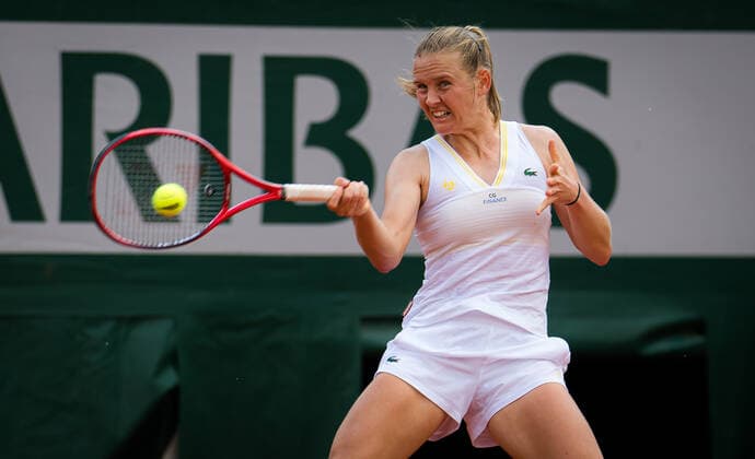June 3, 2021, PARIS, FRANCE: Fiona Ferro of France after their second-round match at the 2021 Roland Garros Grand Slam Tournament against Jennifer Brady of United States PARIS FRANCE - ZUMAa181 20210603_zaa_a181_126 Copyright: xRobxPrangex