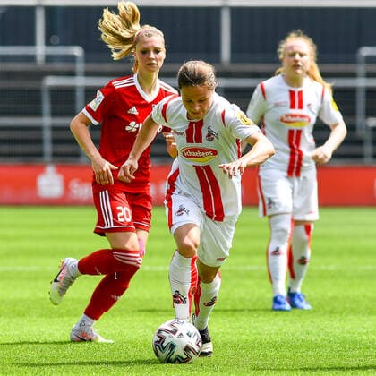 Alicia Sophie Gudorf Cologne, 12 , Action, Game Scene, 03 06 2021, Cologne Germany , Football, 2 Women Bundesliga South, 1 FC Cologne 1 FFC Niederkirchen, DFB DFL REGULATES PROHIBIT ANY USE OF PHOTOGRAPHS AS IMAGE SEQUENCES AND OR QUASI VIDEO xmhx