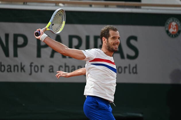 Tennis : Roland Garros 2021 - France - Richard Gasquet - France Tennis : Roland Garros 2021 - France - 03 06 2021 chryslenecaillaud Panoramic 