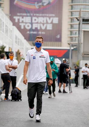 47 Mick Schumacher GER, Haas F1 Team , F1 Grand Prix of Azerbaijan at Baku City Circuit on June 4, 2021 in Baku, Azerbaijan Photo by HOCH ZWEI Baku Azerbaijan