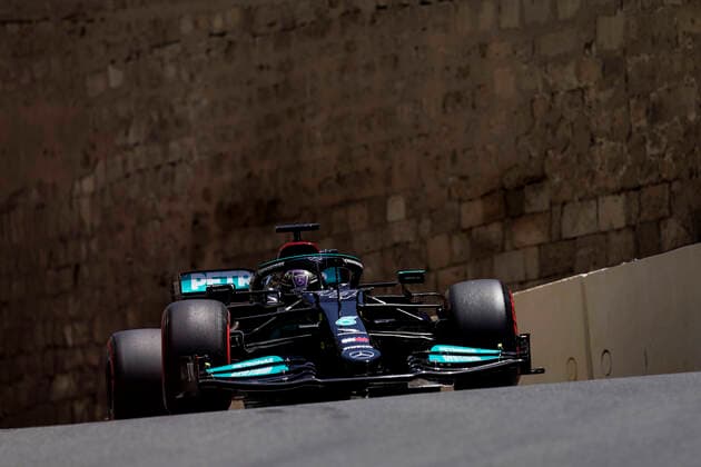 June 4, 2021, Baku, Azerbaijan: LEWIS HAMILTON of Great Britain and Mercedes-AMG F1 Team drives during the first free practice session of the 2021 FIA Formula 1 Azerbaijan Grand Prix at Baku City Circuit in Baku, Azerbaijan. Baku Azerbaijan - ZUMAg147 20210604_zap_g147_027 Copyright: xJamesxGasperottix