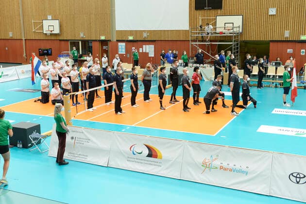 Impressions Day 4 Canada Croatia Tokyo Qualification Sitting Volleyball Duisburg 2021 Day 4 Canada Croatia Tokyo Qualification Sitting Volleyball Duisburg 2021 From 01 to 05 June 2021 six international Sitting Volleyball national teams will fight for the qualification for the Paralympics 2021 in Tokyo Only the winner of the tournament will get the right to start Duisburg Sportschule Duisburg Wedau Nordrhein Westfalen Deutschland