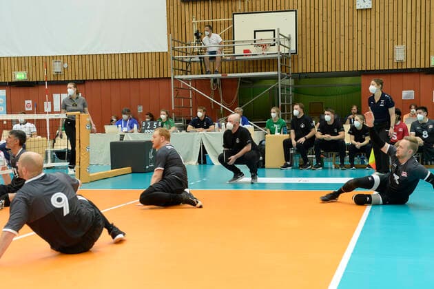 Impressions Day 4 Canada Croatia Tokyo Qualification Sitting Volleyball Duisburg 2021 Day 4 Canada Croatia Tokyo Qualification Sitting Volleyball Duisburg 2021 From 01 to 05 June 2021 six international Sitting Volleyball national teams will fight for the qualification for the Paralympics 2021 in Tokyo Only the winner of the tournament will get the right to start Duisburg Sportschule Duisburg Wedau Nordrhein Westfalen Deutschland