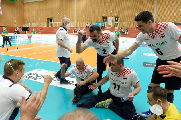 Impressions Day 4 Canada Croatia Tokyo Qualification Sitting Volleyball Duisburg 2021 Day 4 Canada Croatia Tokyo Qualification Sitting Volleyball Duisburg 2021 From 01 to 05 June 2021 six international Sitting Volleyball national teams will fight for the qualification for the Paralympics 2021 in Tokyo Only the winner of the tournament will get the right to start Duisburg Sportschule Duisburg Wedau Nordrhein Westfalen Deutschland