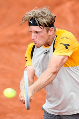 TENNIS - French Open 2021 PARIS,FRANCE,04.June.21 - TENNIS - ATP, Tennis Herren World Tour, French Open, Roland Garros, Grand Slam. Image shows Alejandro Davidovich Fokina (ESP).  GEPAxpictures xPatrickxSteiner