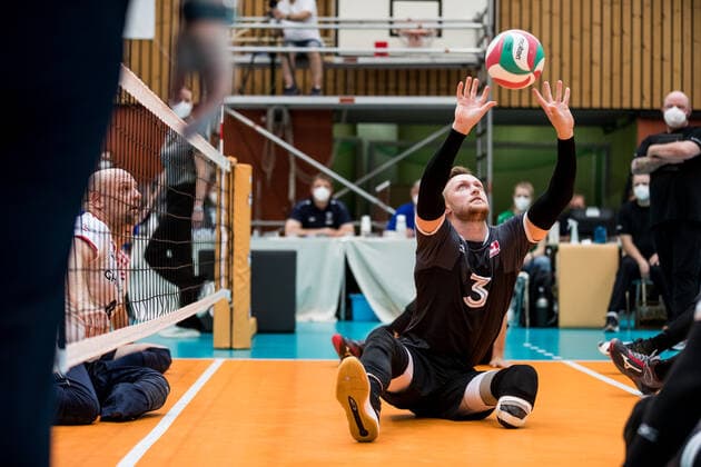 WORLD ParaVolley Mens Final Qualifier Tokyo 2020 Paralympic Games Canada Croatia 04 06 2021 Austin Hinchey Canada, 3 WORLD ParaVolley Mens Final Qualifier Tokyo 2020 Paralympic Games Canada Croatia Duisburg Sportschule Wedau Copyright: xBEAUTIFULxSPORTS Wunderlx