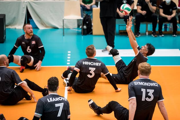 WORLD ParaVolley Mens Final Qualifier Tokyo 2020 Paralympic Games Canada Croatia 04 06 2021 Jose Rebelo Canada, 11 WORLD ParaVolley Mens Final Qualifier Tokyo 2020 Paralympic Games Canada Croatia Duisburg Sportschule Wedau Copyright: xBEAUTIFULxSPORTS Wunderlx