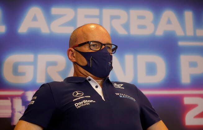 F1 Grand Prix of Azerbaijan Simon Roberts (GBR, Williams Racing), F1 Grand Prix of Azerbaijan at Baku City Circuit on June 4, 2021 in Baku, Azerbaijan. (Photo by Maxim Shemetov REUTERS FIA Pool via HOCH ZWEI) Baku Azerbaijan Poolfoto HOCH ZWEI Pool REUTERS ,EDITORIAL USE ONLY