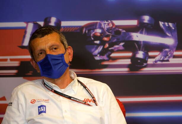 F1 Grand Prix of Azerbaijan Guenther Steiner (ITA, Haas F1 Team), F1 Grand Prix of Azerbaijan at Baku City Circuit on June 4, 2021 in Baku, Azerbaijan. (Photo by Maxim Shemetov REUTERS FIA Pool via HOCH ZWEI) Baku Azerbaijan Poolfoto HOCH ZWEI Pool REUTERS ,EDITORIAL USE ONLY