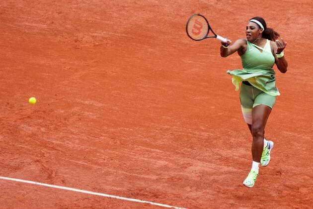 Mandatory Credit: Photo by Javier Garcia BPI Shutterstock (12014081if) Serena Williams during her third round match French Open Tennis, Day Six, Roland Garros, Paris, France - 04 Jun 2021 French Open Tennis, Day Six, Roland Garros, Paris, France - 04 Jun 2021  Copyright: xJavierxGarcia BPI Shutterstockx 12014081if