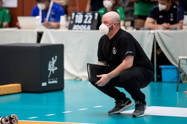 WORLD ParaVolley Mens Final Qualifier Tokyo 2020 Paralympic Games Canada Croatia 04 06 2021 Jeff Smith Coach Canada WORLD ParaVolley Mens Final Qualifier Tokyo 2020 Paralympic Games Canada Croatia Duisburg Sportschule Wedau Copyright: xBEAUTIFULxSPORTS Wunderlx