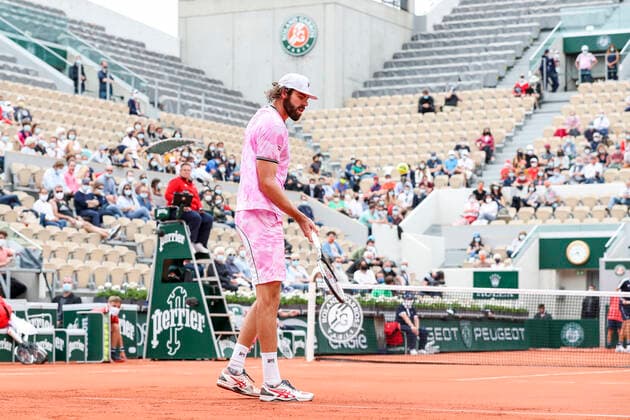 TENNIS - French Open 2021 PARIS,FRANCE,04.June.21 - TENNIS - ATP, Tennis Herren World Tour, French Open, Roland Garros, Grand Slam. Image shows Reilly Opelka (USA).  GEPAxpictures xPatrickxSteiner