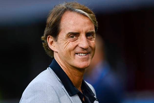 Photo LaPresse - Fabio Ferrari June 04, 2021 Bologna, Italy soccer Italy vs Czech Republic - Friendly match - & x2018;Dall Ara Stadium of Bologna. In the pic:Roberto Mancini (Italy)  Copyright: xFabioxFerrari LaPressex