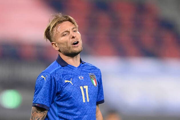 Photo LaPresse - Fabio Ferrari June 04, 2021 Bologna, Italy soccer Italy vs Czech Republic - Friendly match - & x2018;Dall Ara Stadium of Bologna. In the pic:Ciro Immobile (Italy)  Copyright: xFabioxFerrari LaPresex
