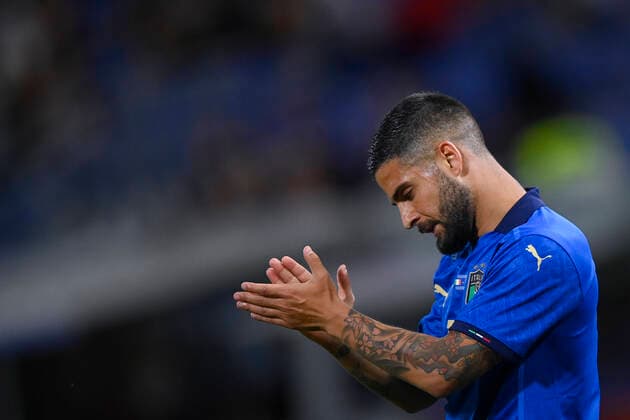 Photo LaPresse - Fabio Ferrari June 04, 2021 Bologna, Italy soccer Italy vs Czech Republic - Friendly match - & x2018;Dall Ara Stadium of Bologna. In the pic:Lorenzo Insigne (Italy)  Copyright: xFabioxFerrari LaPresex