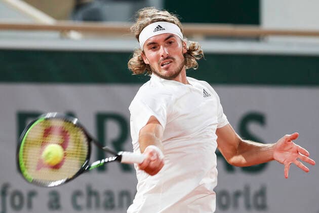 TENNIS - French Open 2021 PARIS,FRANCE,04.June.21 - TENNIS - ATP, Tennis Herren World Tour, French Open, Roland Garros, Grand Slam. Image shows Stefanos Tsitsipas (GRE).  GEPAxpictures xPatrickxSteiner