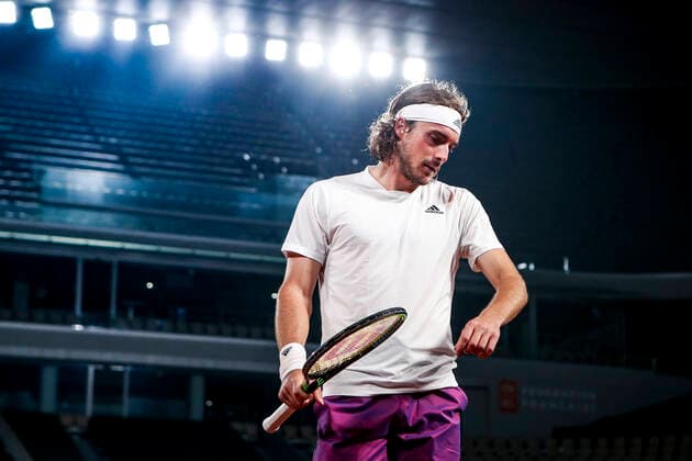 TENNIS - French Open 2021 PARIS,FRANCE,04.June.21 - TENNIS - ATP, Tennis Herren World Tour, French Open, Roland Garros, Grand Slam. Image shows Stefanos Tsitsipas (GRE).  GEPAxpictures xPatrickxSteiner