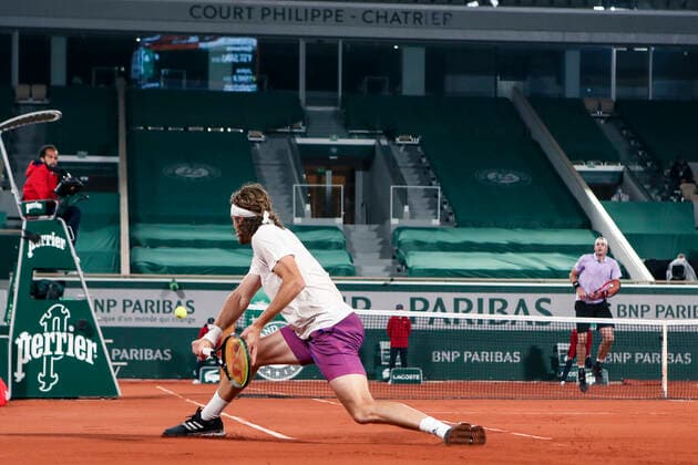 TENNIS - French Open 2021 PARIS,FRANCE,04.June.21 - TENNIS - ATP, Tennis Herren World Tour, French Open, Roland Garros, Grand Slam. Image shows Stefanos Tsitsipas (GRE).  GEPAxpictures xPatrickxSteiner
