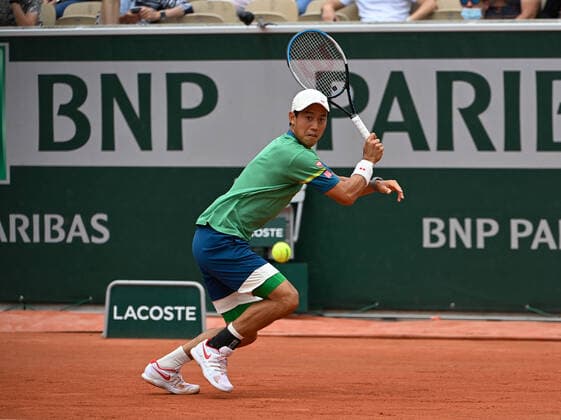 2021 Roland Garros Kei Nishikori ,Japan