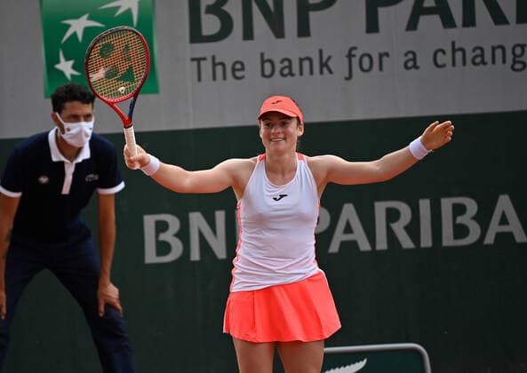 2021 Roland Garros Tamara Zidansek , Slovenia