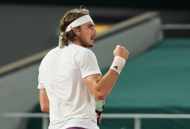 2021 Roland Garros Stefanos Tsitsipas , Greece