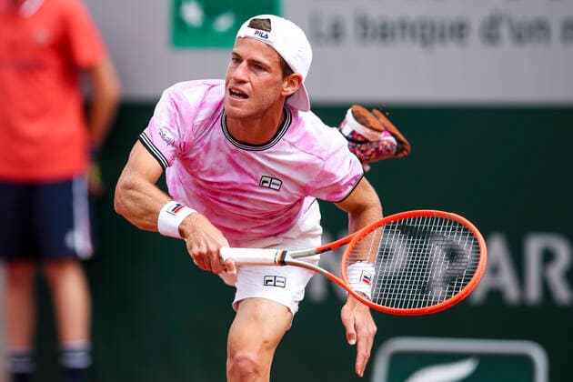 TENNIS - French Open 2021 PARIS,FRANCE,05.June.21 - TENNIS - ATP, Tennis Herren World Tour, French Open, Roland Garros, Grand Slam. Image shows Diego Schwartzman (ARG).  GEPAxpictures xPatrickxSteiner