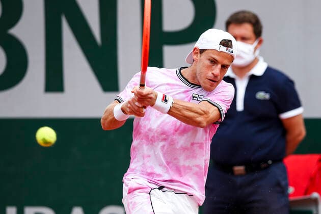 TENNIS - French Open 2021 PARIS,FRANCE,05.June.21 - TENNIS - ATP, Tennis Herren World Tour, French Open, Roland Garros, Grand Slam. Image shows Diego Schwartzman (ARG).  GEPAxpictures xPatrickxSteiner