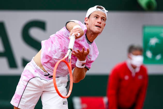 TENNIS - French Open 2021 PARIS,FRANCE,05.June.21 - TENNIS - ATP, Tennis Herren World Tour, French Open, Roland Garros, Grand Slam. Image shows Diego Schwartzman (ARG).  GEPAxpictures xPatrickxSteiner