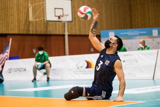 WORLD ParaVolley Mens Final Qualifier Tokyo 2020 Paralympic Games Match for 5th place 6 USA Canada 05 06 2021 Nicholas Dadgostar USA, 3 WORLD ParaVolley Mens Final Qualifier Tokyo 2020 Paralympic Games Match for 5th place 6 USA Canada Duisburg Sportschule Wedau Copyright: xBEAUTIFULxSPORTS Wunderlx