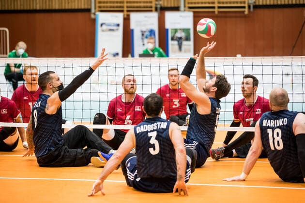 WORLD ParaVolley Mens Final Qualifier Tokyo 2020 Paralympic Games Match for 5th place 6 USA Canada 05 06 2021 Eric Duda USA, 5 WORLD ParaVolley Mens Final Qualifier Tokyo 2020 Paralympic Games Match for 5th place 6 USA Canada Duisburg Sportschule Wedau Copyright: xBEAUTIFULxSPORTS Wunderlx