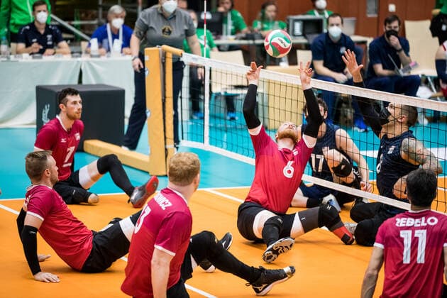 WORLD ParaVolley Mens Final Qualifier Tokyo 2020 Paralympic Games Match for 5th place 6 USA Canada 05 06 2021 Bryce Foster Canada, 6 WORLD ParaVolley Mens Final Qualifier Tokyo 2020 Paralympic Games Match for 5th place 6 USA Canada Duisburg Sportschule Wedau Copyright: xBEAUTIFULxSPORTS Wunderlx