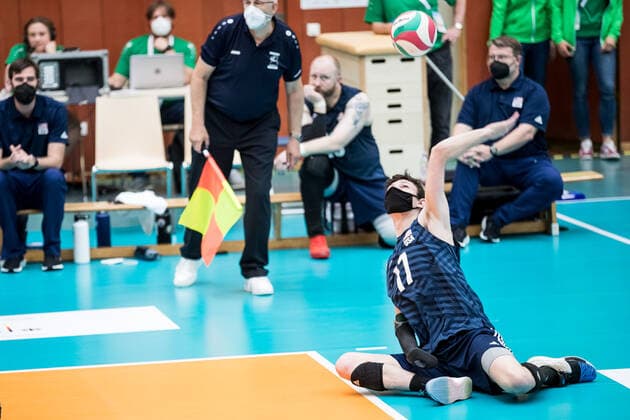 WORLD ParaVolley Mens Final Qualifier Tokyo 2020 Paralympic Games Match for 5th place 6 USA Canada 05 06 2021 Zachary Upp USA, 17 WORLD ParaVolley Mens Final Qualifier Tokyo 2020 Paralympic Games Match for 5th place 6 USA Canada Duisburg Sportschule Wedau Copyright: xBEAUTIFULxSPORTS Wunderlx