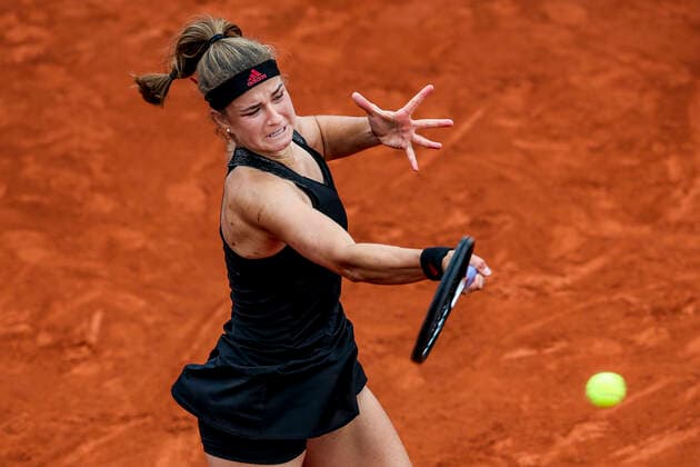 TENNIS - French Open 2021 PARIS,FRANCE,05.June.21 - TENNIS - WTA, Tennis Damen Tour, French Open, Roland Garros, Grand Slam. Image shows Karolina Muchova (CZE).  GEPAxpictures xPatrickxSteiner