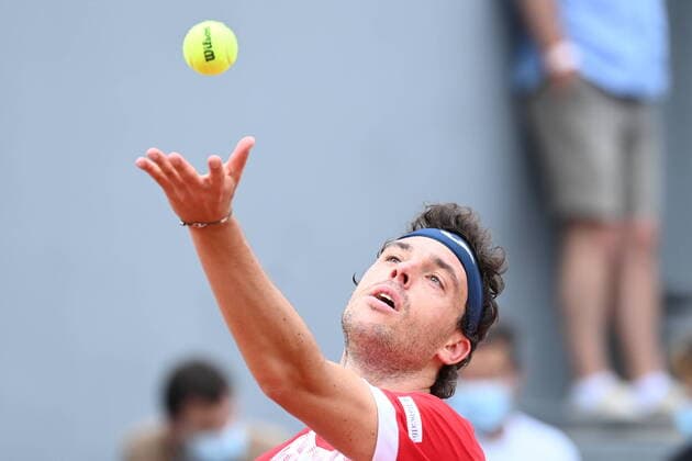 Tennis : Roland Garros 2021 - France - Cecchinato - Italie Tennis : Roland Garros 2021 - France - 05 06 2021 chryslenecaillaud Panoramic 
