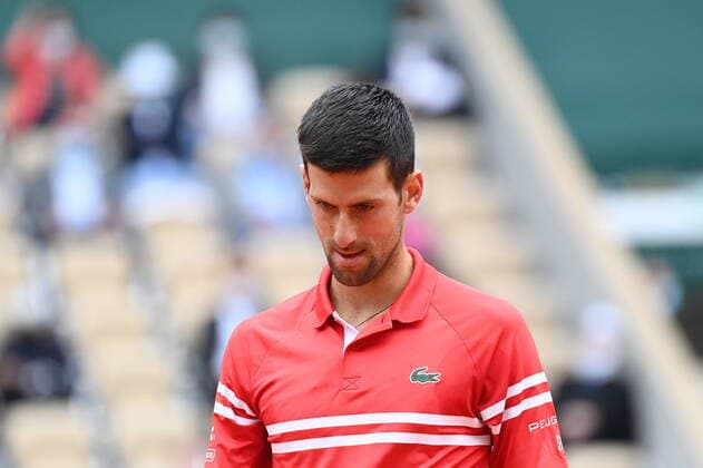 Tennis : Roland Garros 2021 - France - Novak Djokovic - Serbie Tennis : Roland Garros 2021 - France - 05 06 2021 chryslenecaillaud Panoramic 