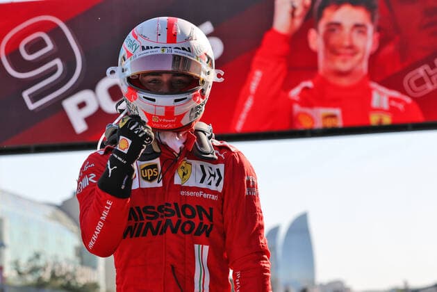 Formula 1, GP Azerbaijan, Charles Leclerc takes pole position