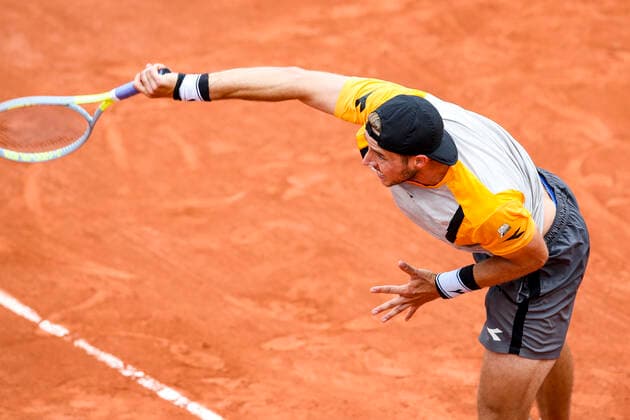 TENNIS - French Open 2021 PARIS,FRANCE,05.June.21 - TENNIS - ATP, Tennis Herren World Tour, French Open, Roland Garros, Grand Slam. Image shows Jan-Lennard Struff (GER).  GEPAxpictures xPatrickxSteiner