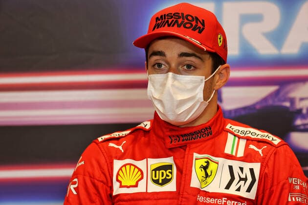 F1 Grand Prix of Azerbaijan 16 Charles Leclerc (MON, Scuderia Ferrari Mission Winnow), F1 Grand Prix of Azerbaijan at Baku City Circuit on June 5, 2021 in Baku, Azerbaijan. (Photo by xpbimages.com XPB Images FIA Pool via HOCH ZWEI) Baku Azerbaijan Poolfoto HOCH ZWEI Pool XPB Images ,EDITORIAL USE ONLY